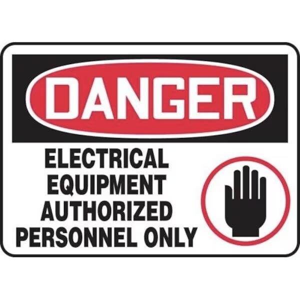 Accuform OSHA DANGER SAFETY SIGN ELECTRICAL MELC015XL MELC015XL - main